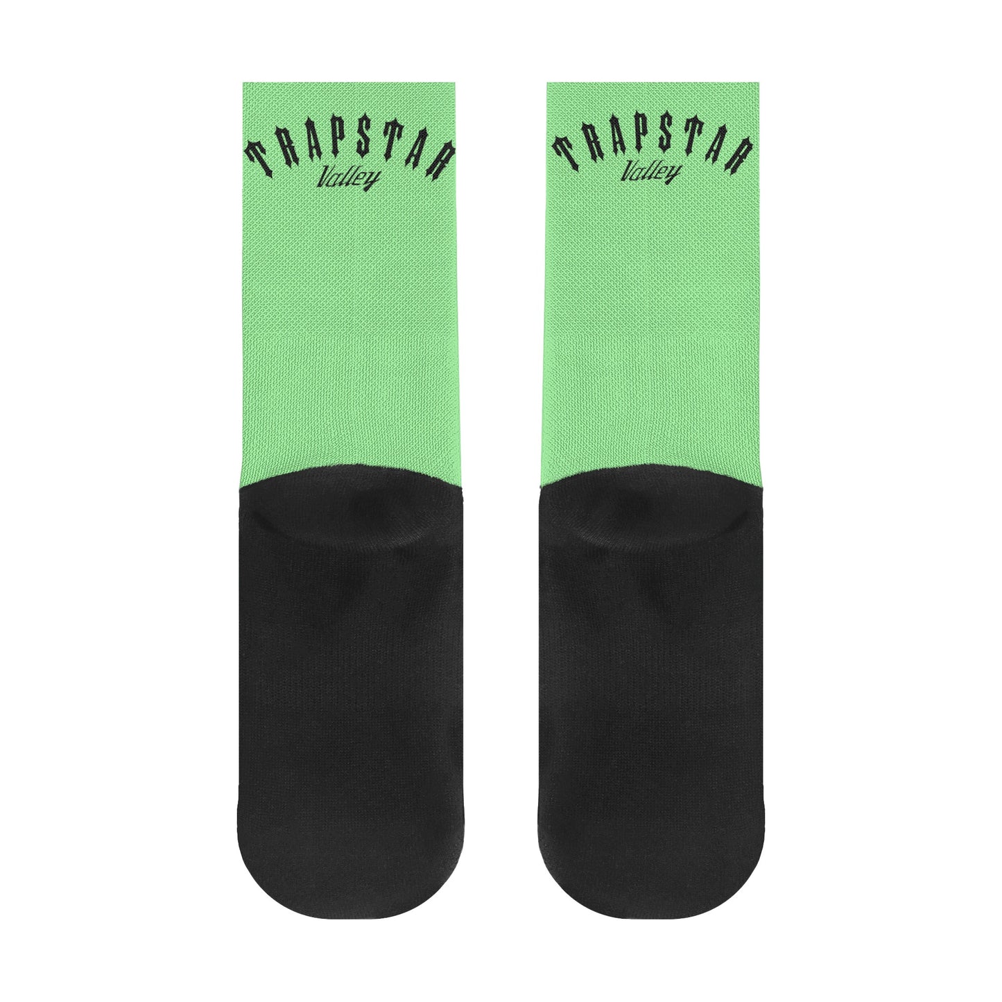 Trap Star Valley Mint Green/Black Crew Socks