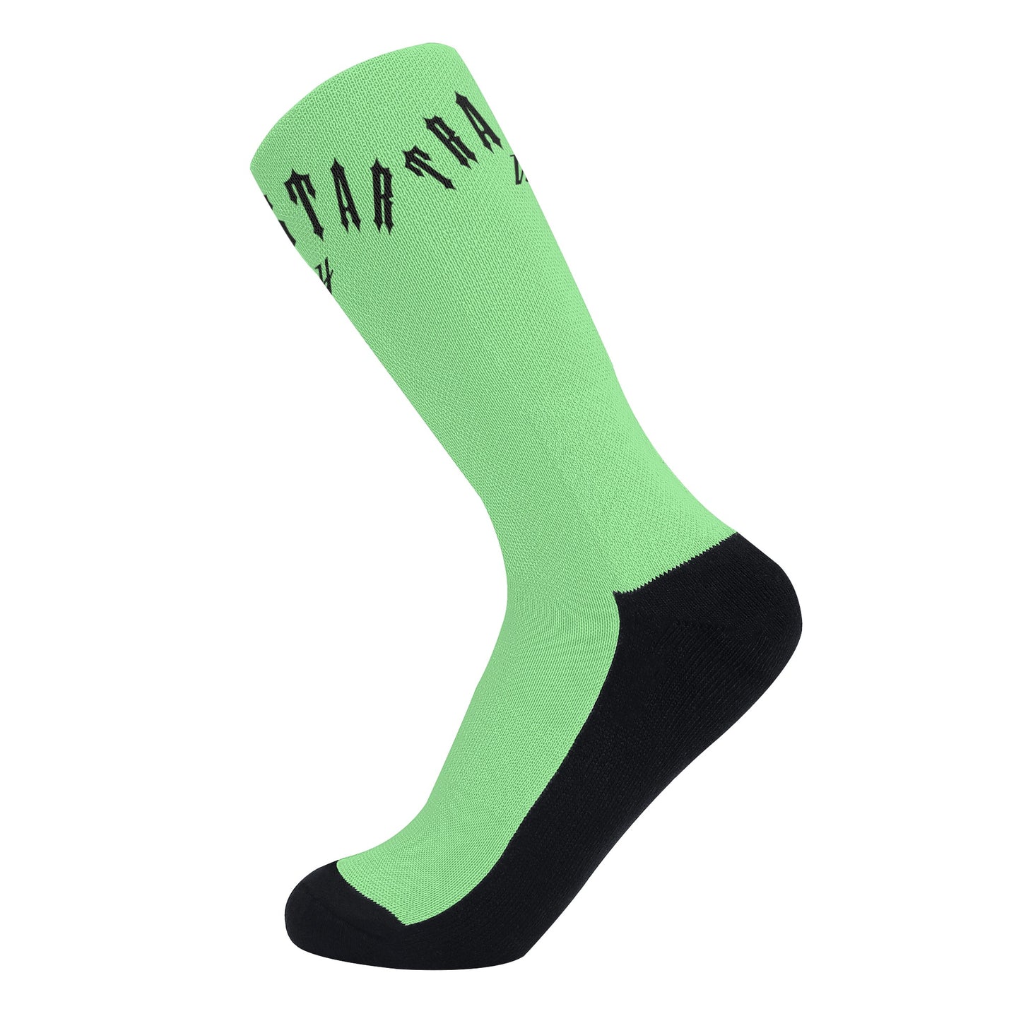 Trap Star Valley Mint Green/Black Crew Socks