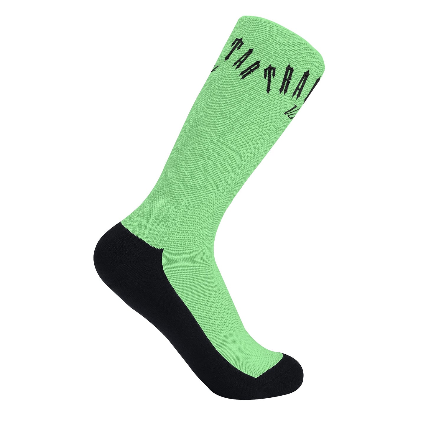 Trap Star Valley Mint Green/Black Crew Socks