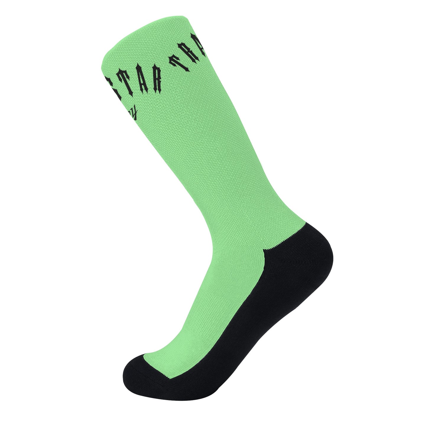 Trap Star Valley Mint Green/Black Crew Socks