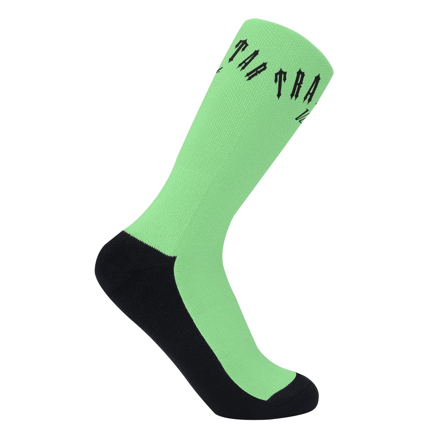 Trap Star Valley Mint Green/Black Crew Socks