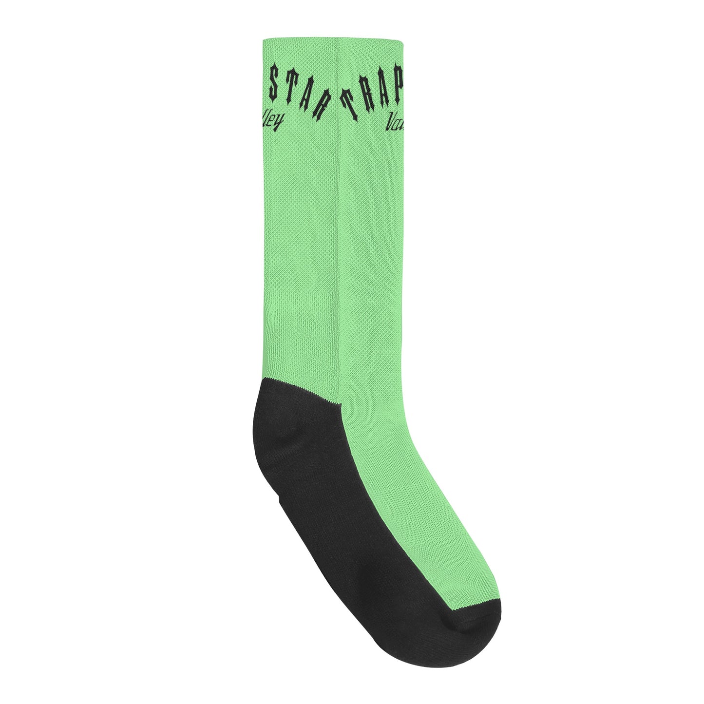 Trap Star Valley Mint Green/Black Crew Socks