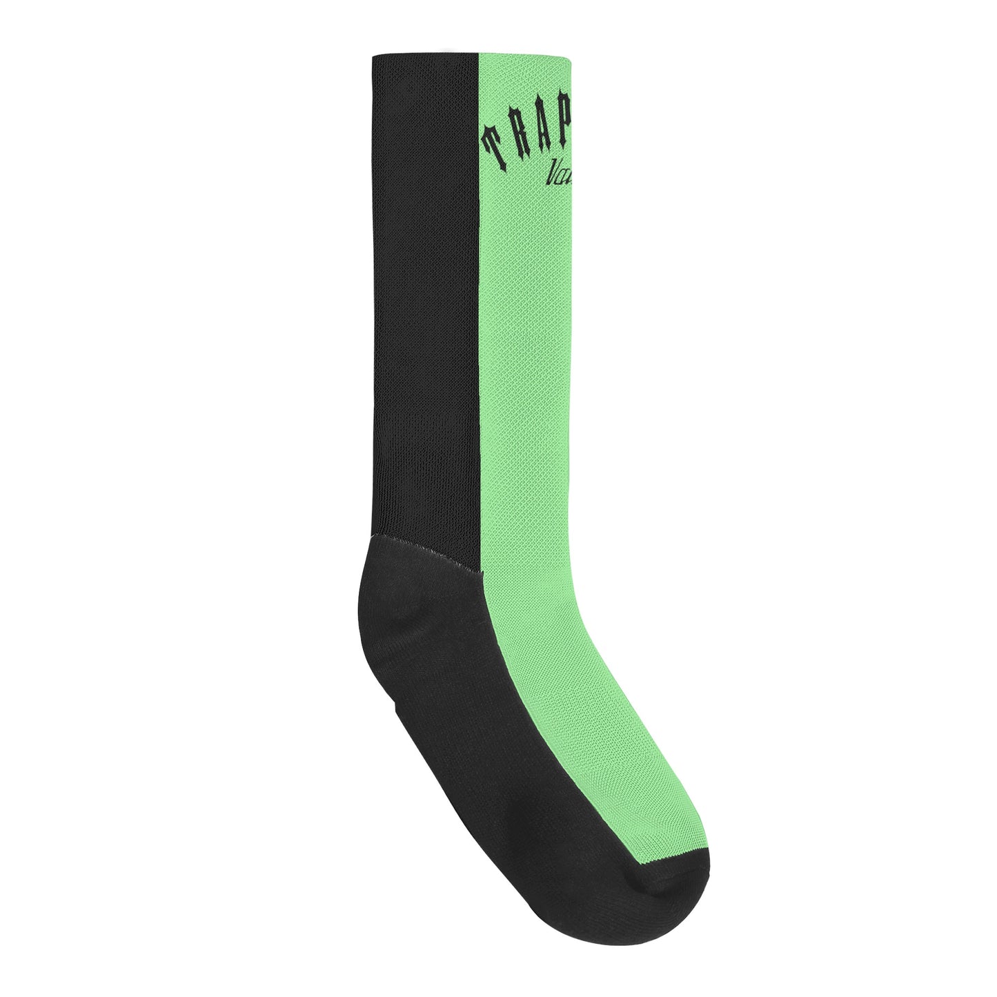 Trap Star Valley Mint Green/Black Crew Socks