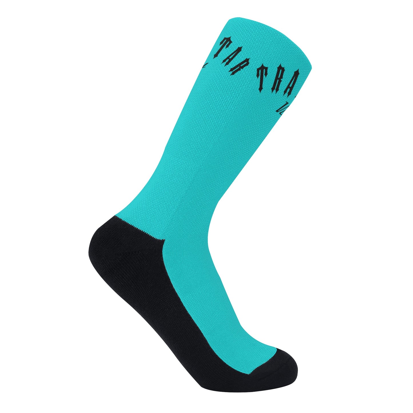 Trap Star Valley Turquoise/Black Crew Socks