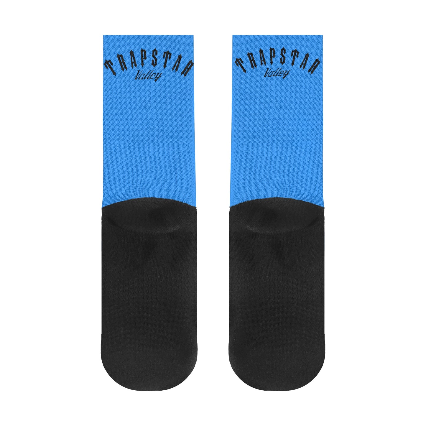 Trap Star Valley Blue/Black Crew Socks