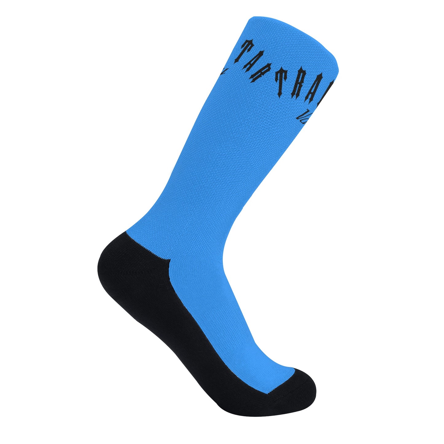 Trap Star Valley Blue/Black Crew Socks