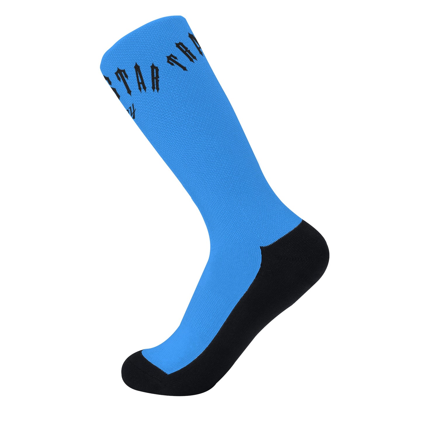 Trap Star Valley Blue/Black Crew Socks