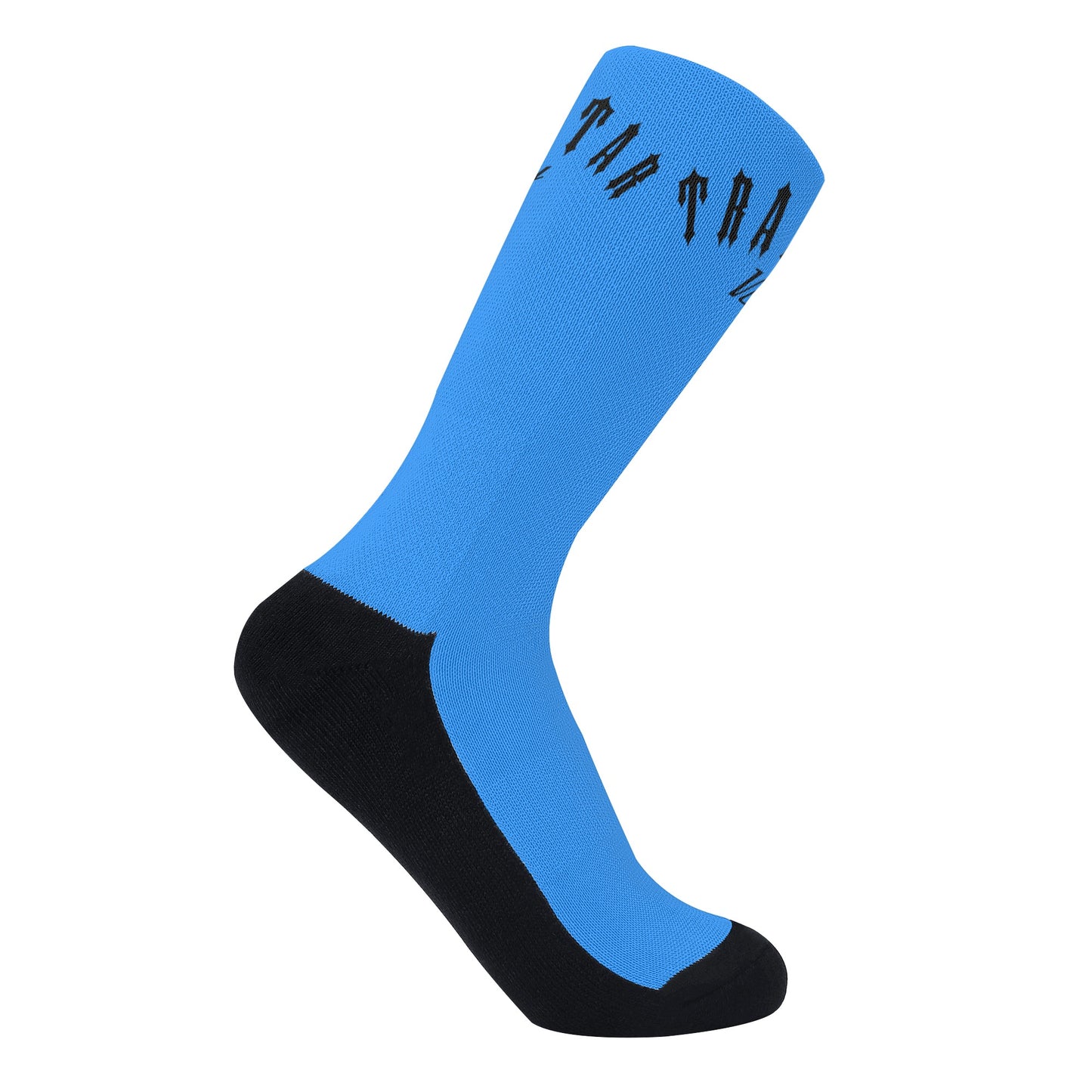 Trap Star Valley Blue/Black Crew Socks