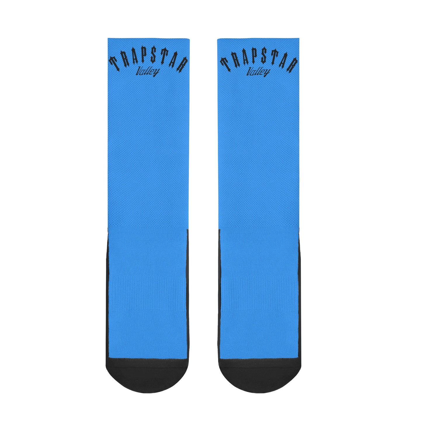 Trap Star Valley Blue/Black Crew Socks