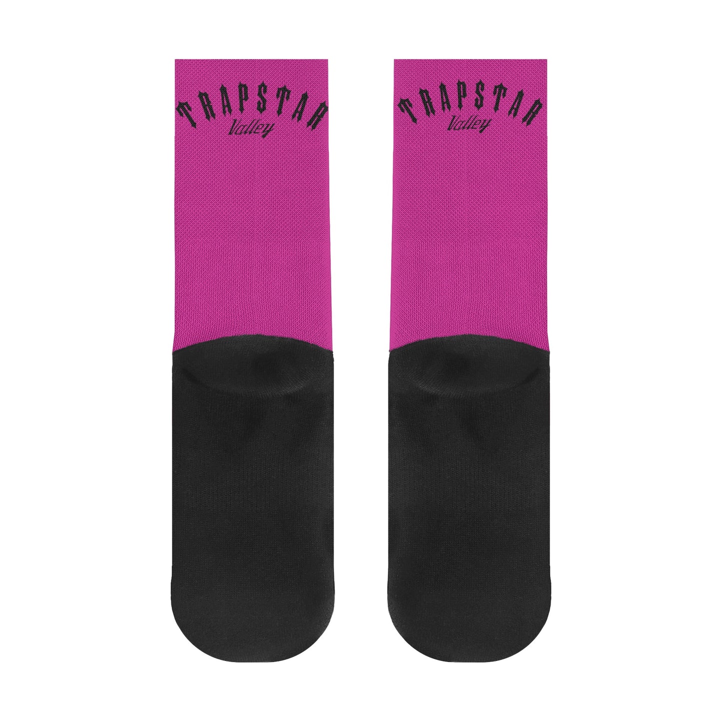 Trap Star Valley Purple/Black Crew Socks