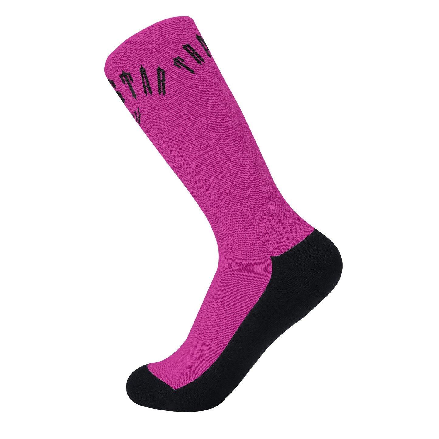 Trap Star Valley Purple/Black Crew Socks