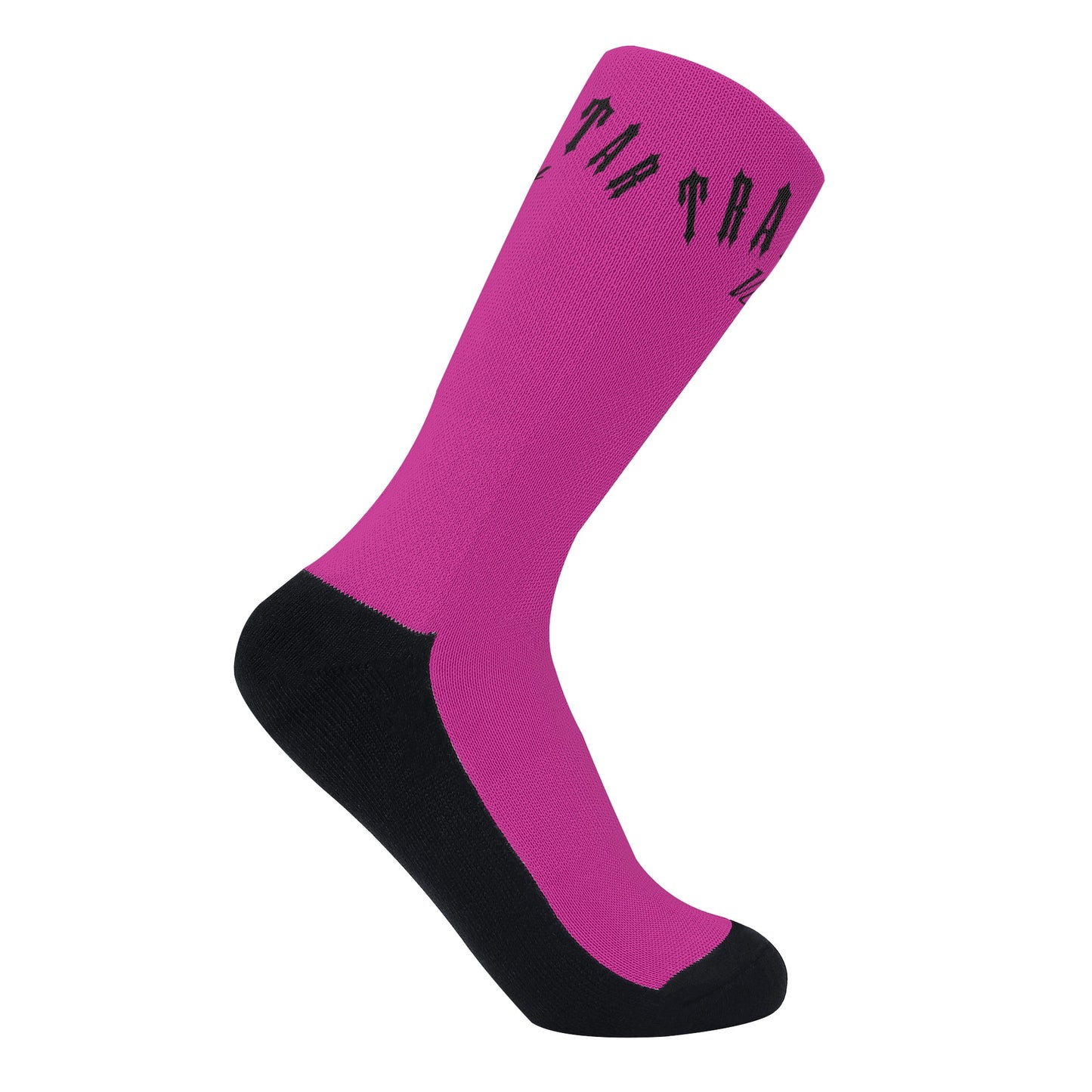 Trap Star Valley Purple/Black Crew Socks