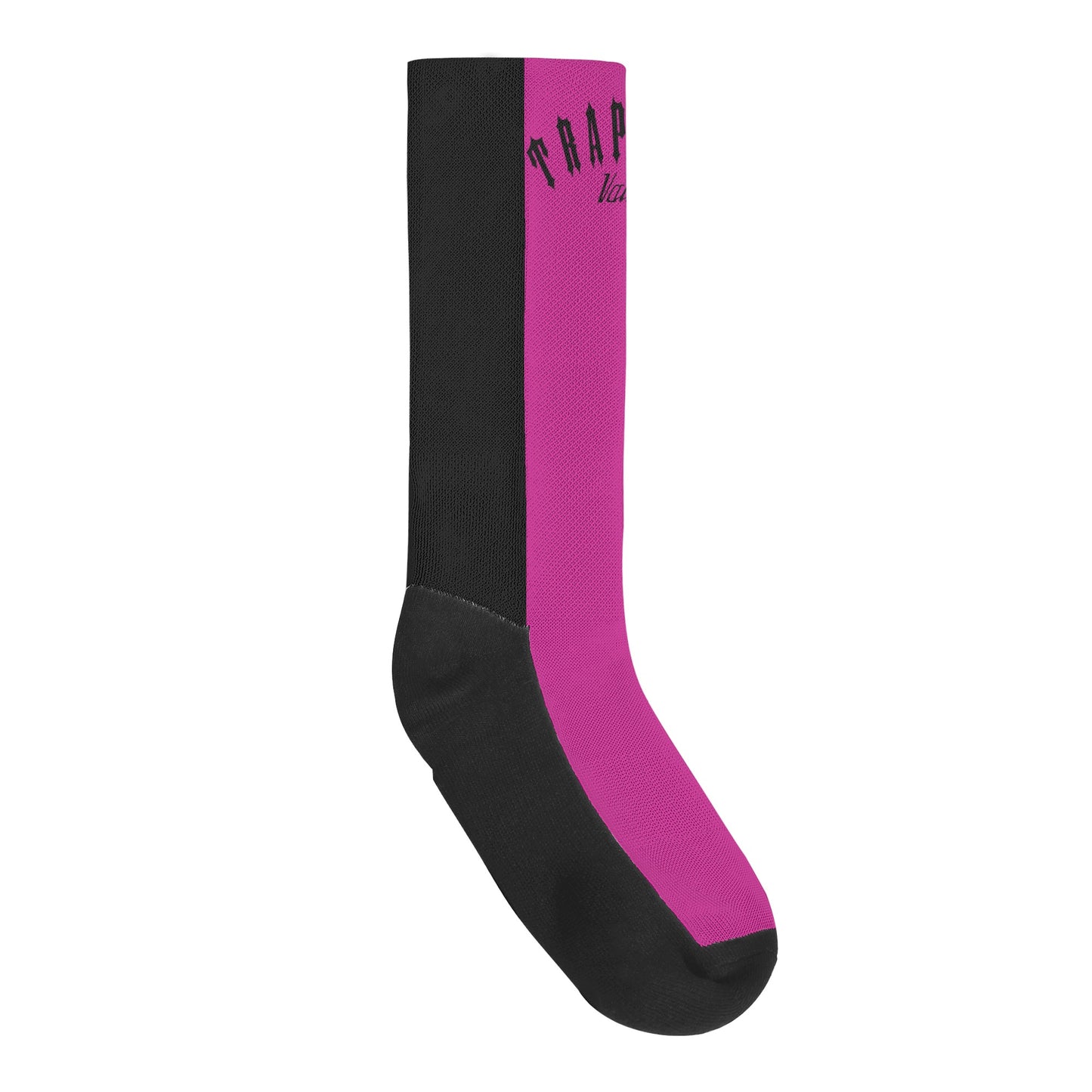 Trap Star Valley Purple/Black Crew Socks