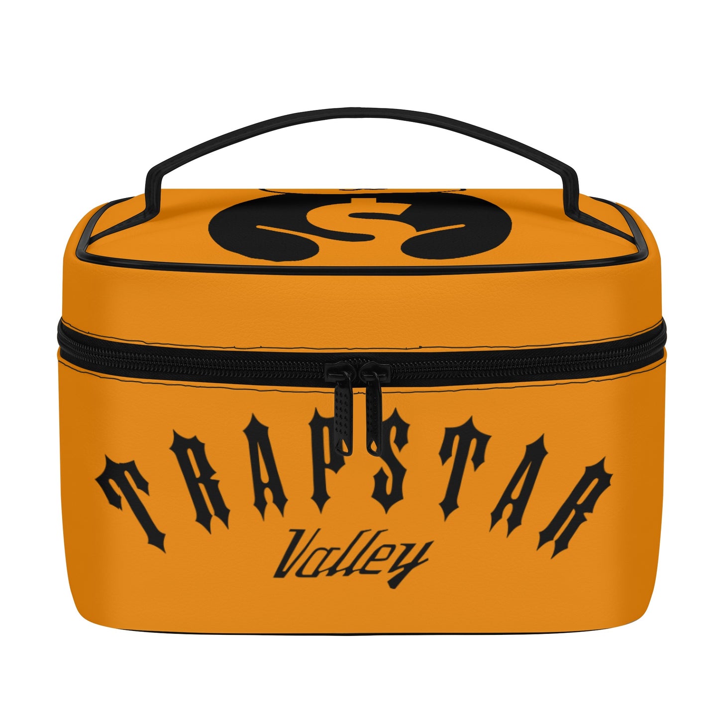 Trap Star Valley Panda 1.0 Orange Leather Cosmetic Bag