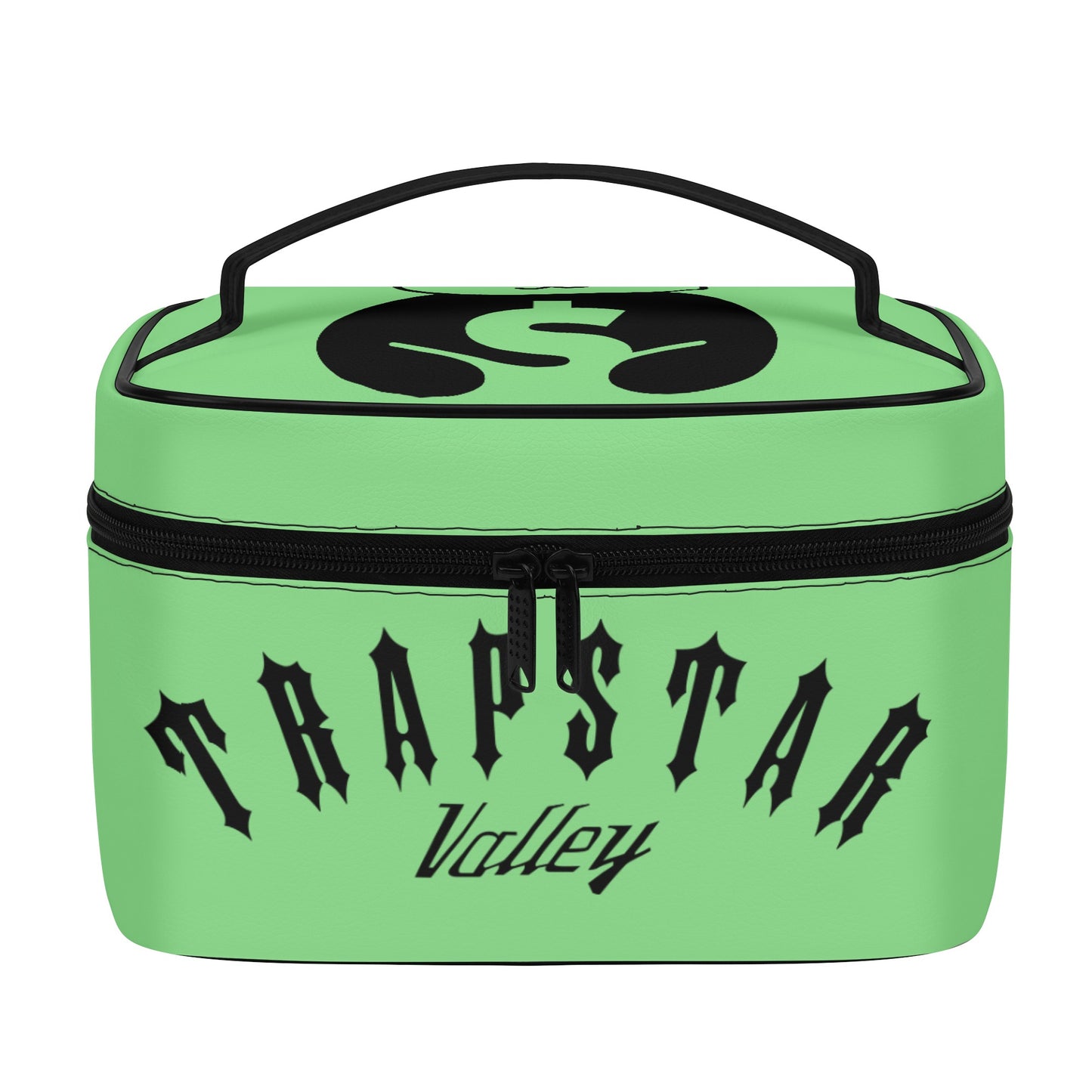 Trap Star Valley Panda 1.0 Mint Green Leather Cosmetic Bag