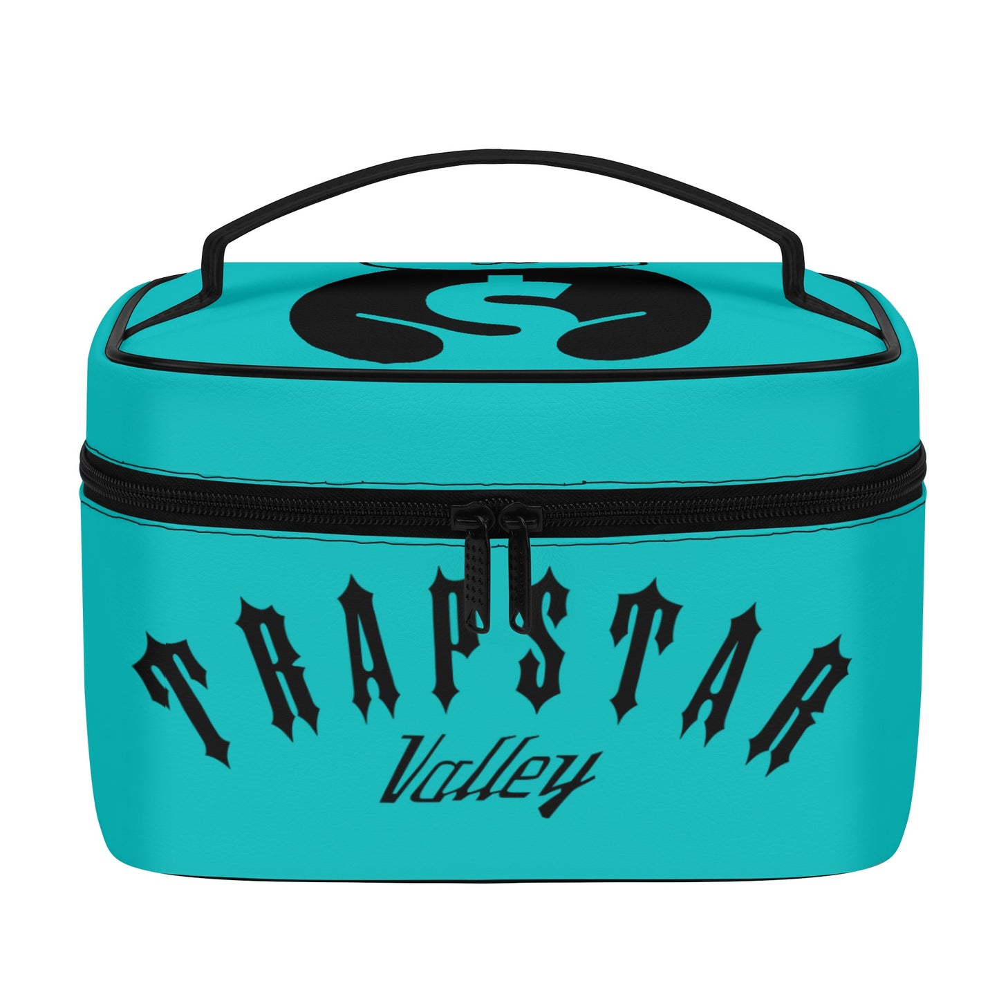 Trap Star Valley Panda 1.0  Turquoise  Leather Cosmetic Bag