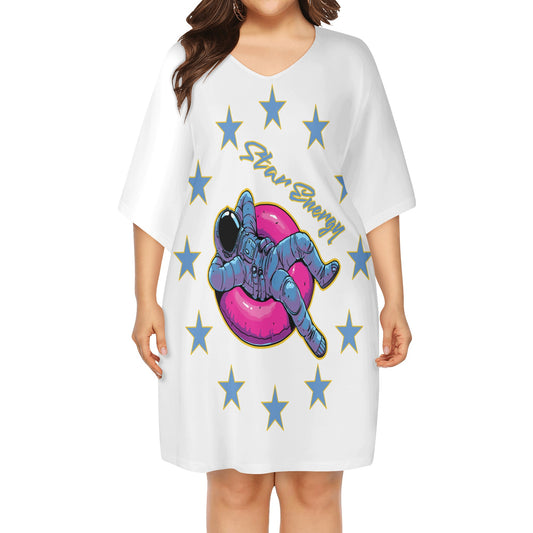 Star Energy 2.0 Womens Daily Plus Star Size Loose Dress