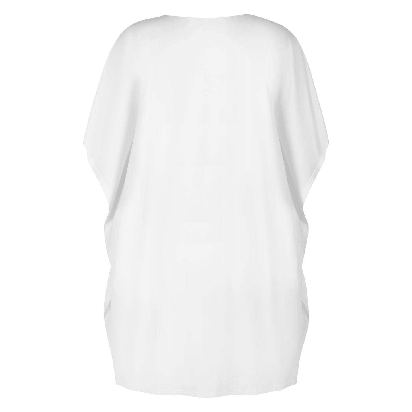 Star Duck White Womens Daily Plus Size Loose Dress