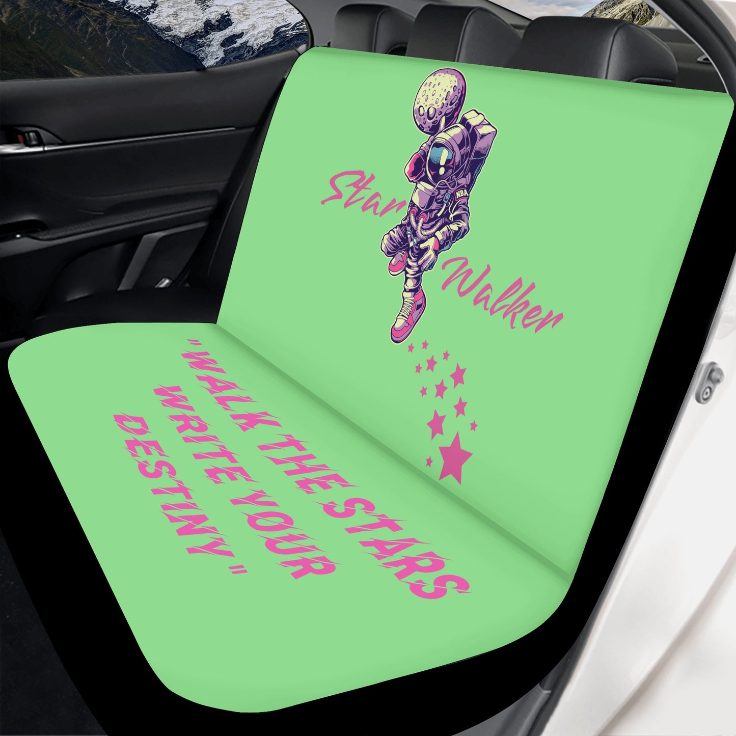 Star Walker 2.0 Purple Mint Green Car Seat Cover