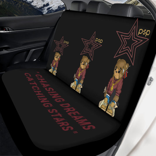 S.O.S & P.S.P  Collaboration Black Back Car Seat Cover