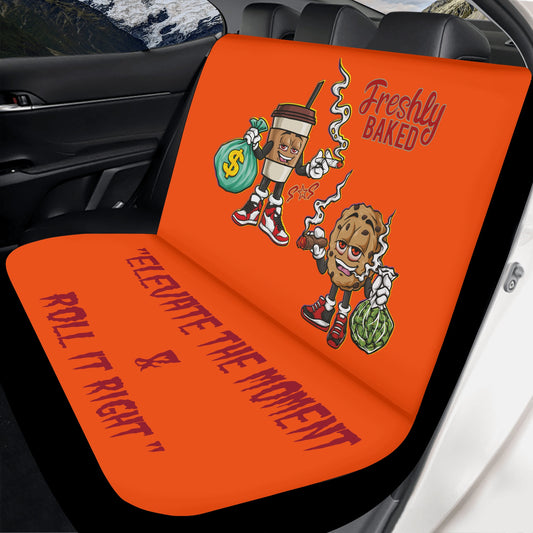 Freshly Baked 420 Edition Dark Orange Back Car Seat Cover