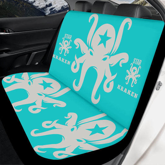 Star Kraken  Tourqise Back Car Seat Cover