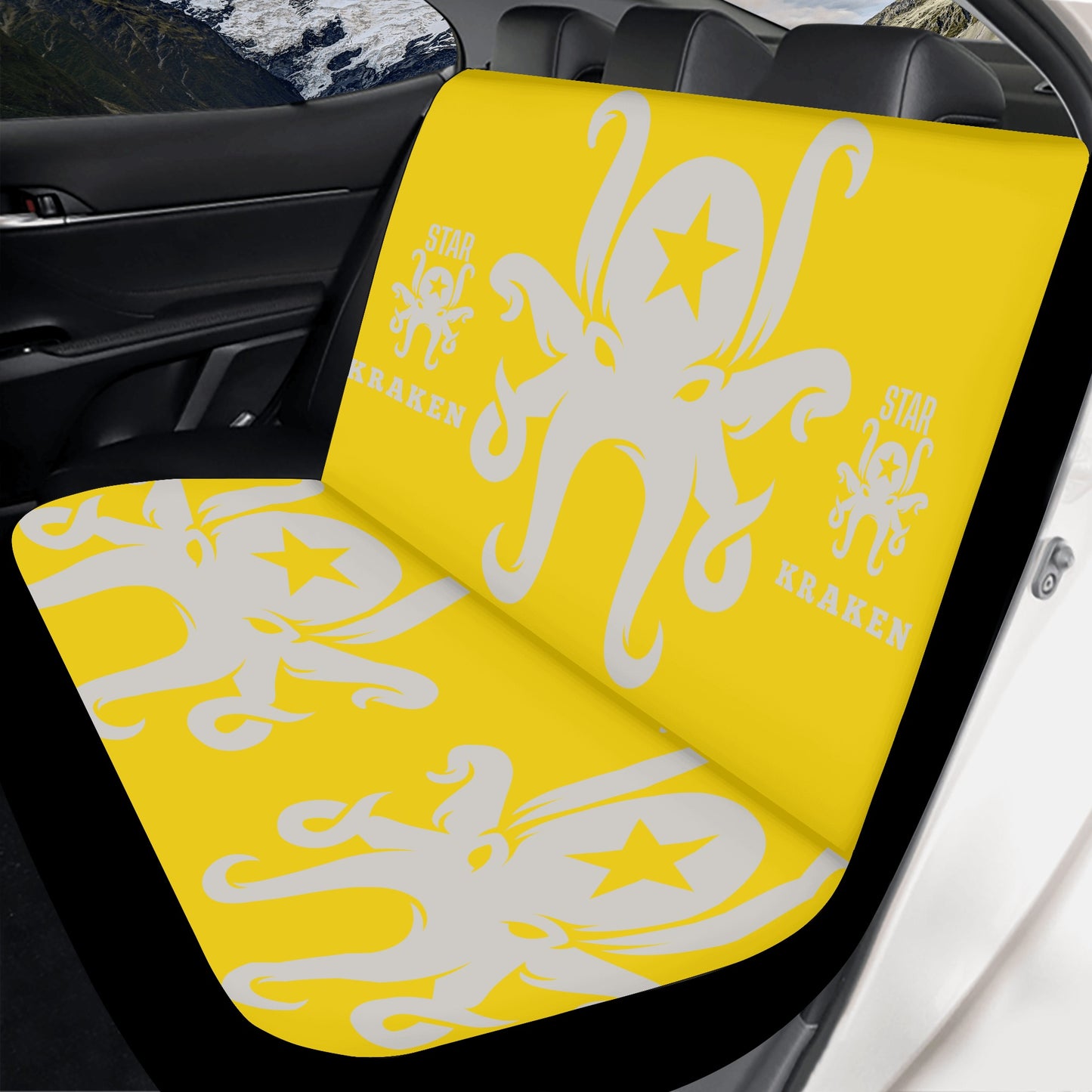 Star Kraken  Gold Back Car Seat Cover