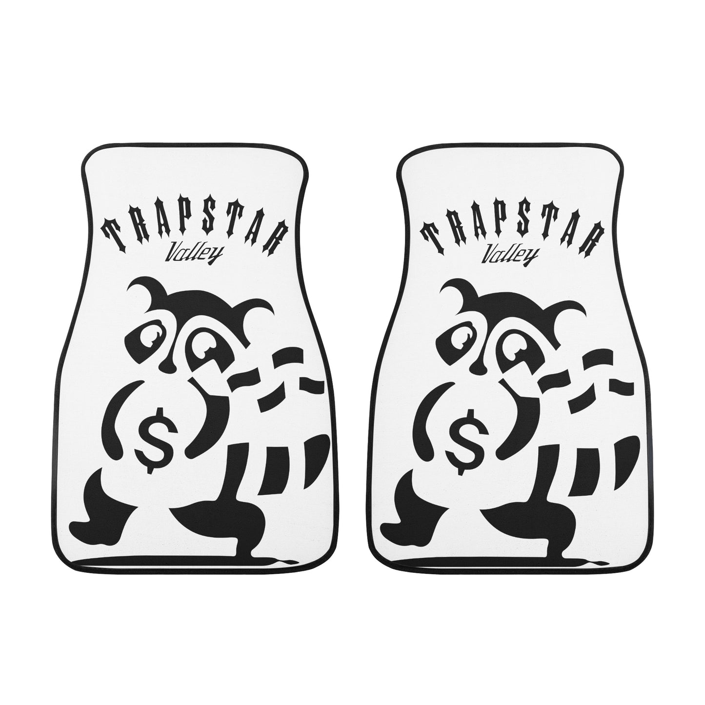 Trap Star Valley Panda 1.0 WHite Back and Front Car Floor Mats