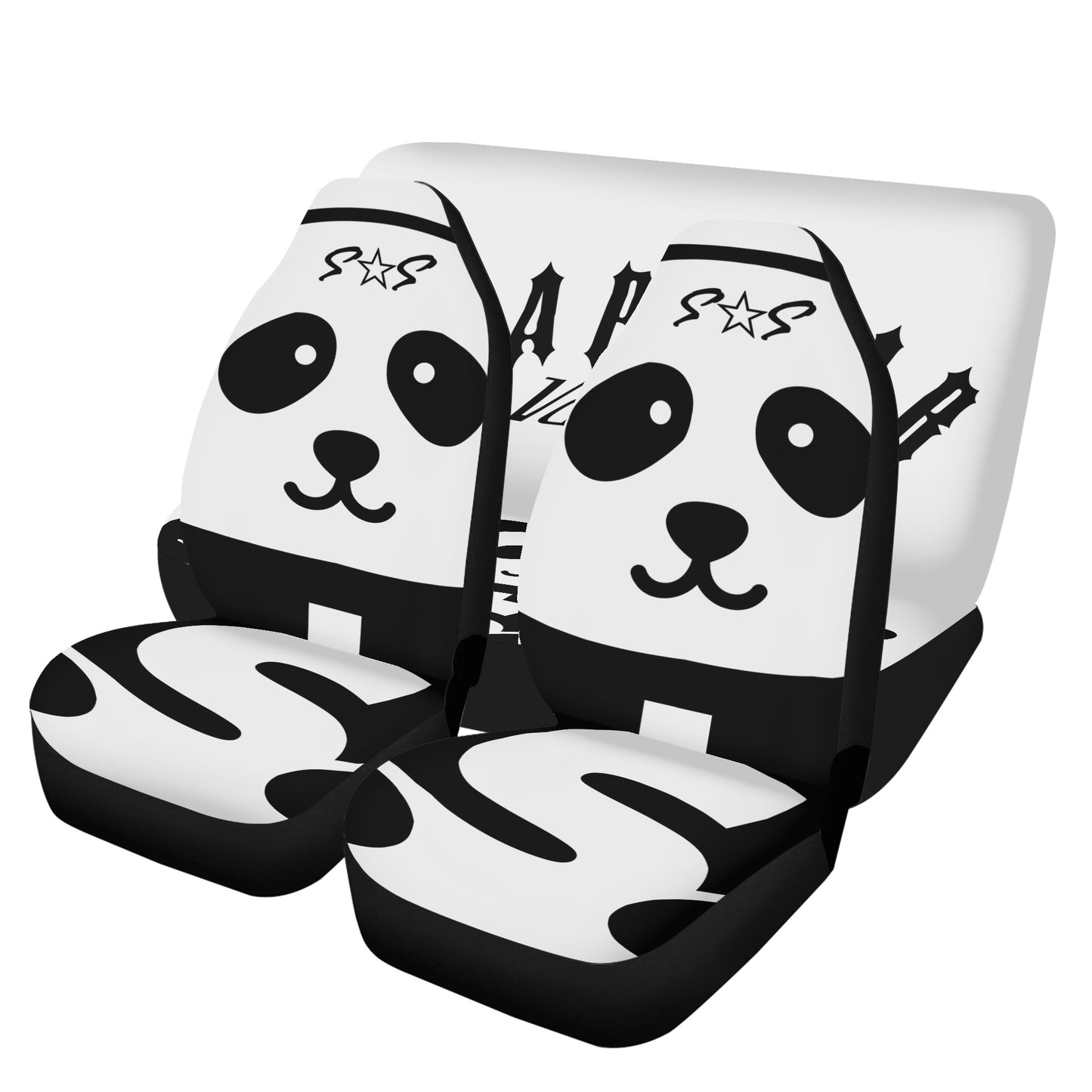 Trap Star Valley Panda 1.0 White Car Seat Cover Set