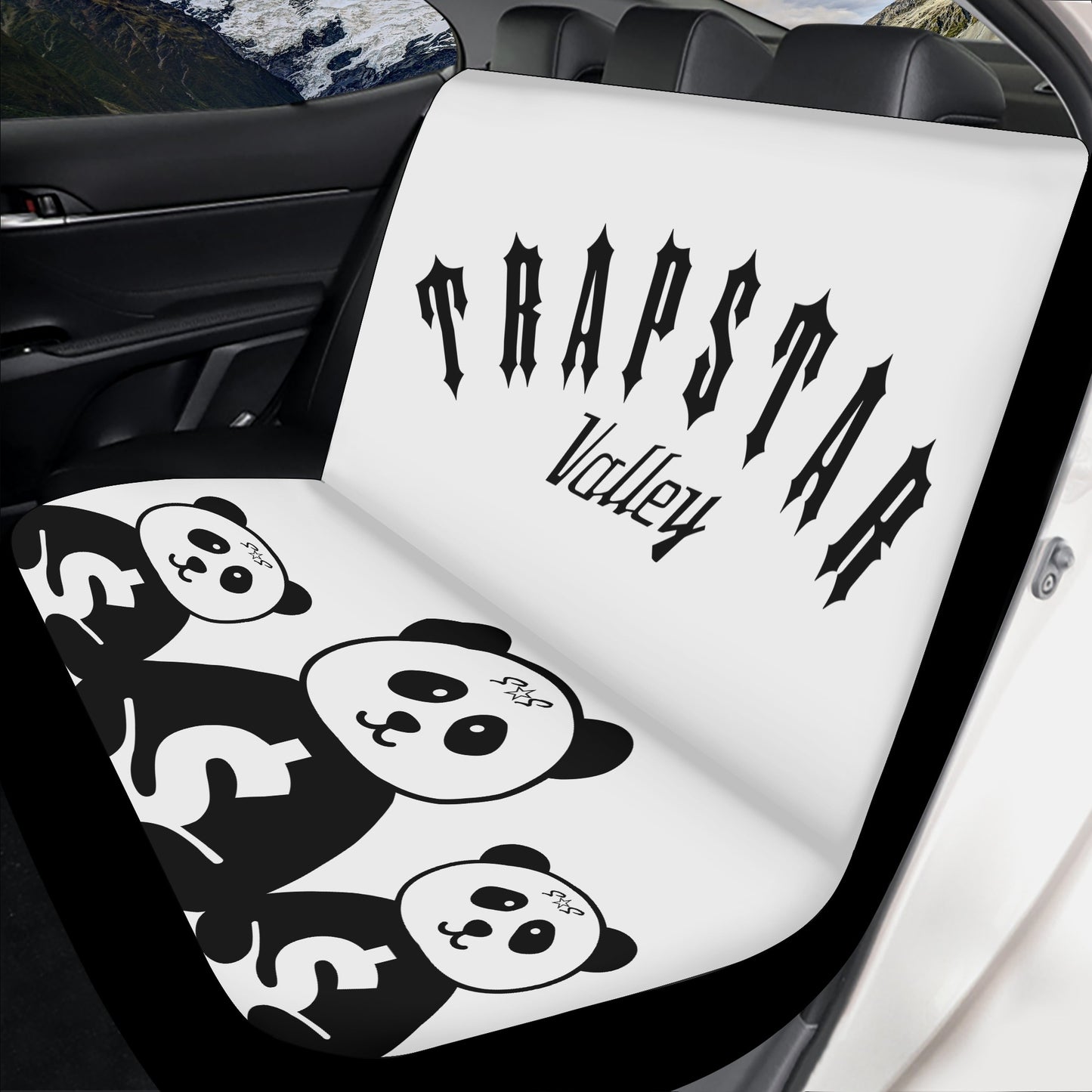 Trap Star Valley Panda 1.0 White Car Seat Cover Set