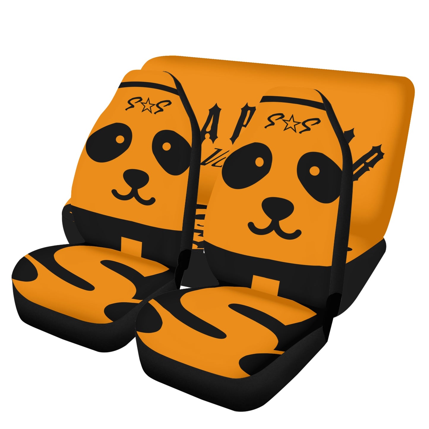 Trap Star Valley Panda 1.0 Orange Car Seat Cover Set