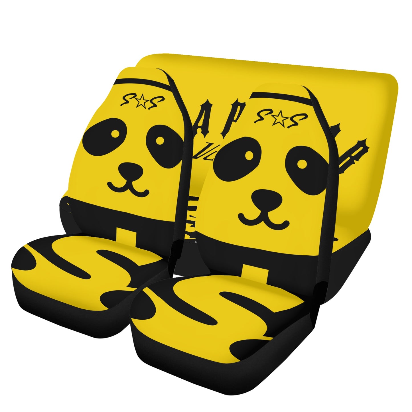 Trap Star Valley Panda 1.0 Gold Car Seat Cover Set