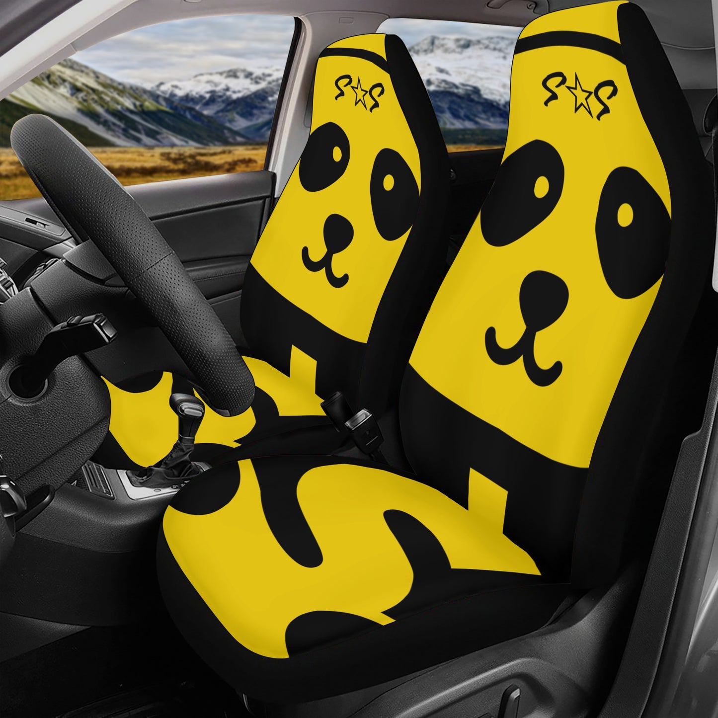 Trap Star Valley Panda 1.0 Gold Car Seat Cover Set