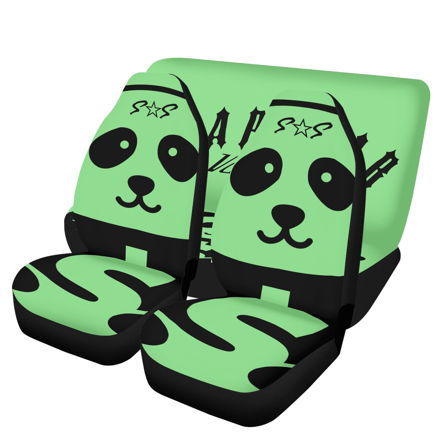 Trap Star Valley Panda 1.0 Mint Green Car Seat Cover Set