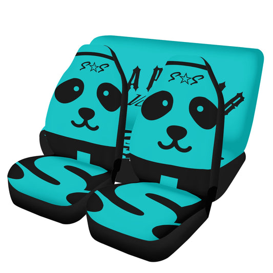 Trap Star Valley Panda 1.0 Turquoise 3pc Car Seat Cover Set