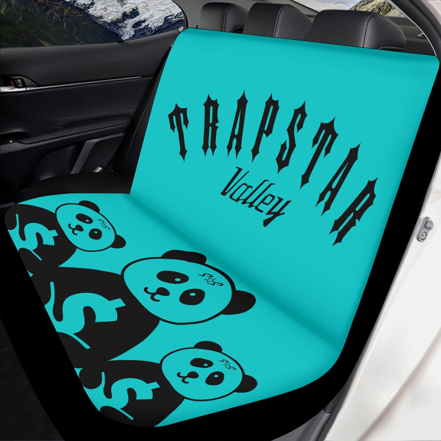 Trap Star Valley Panda 1.0 Turquoise 3pc Car Seat Cover Set