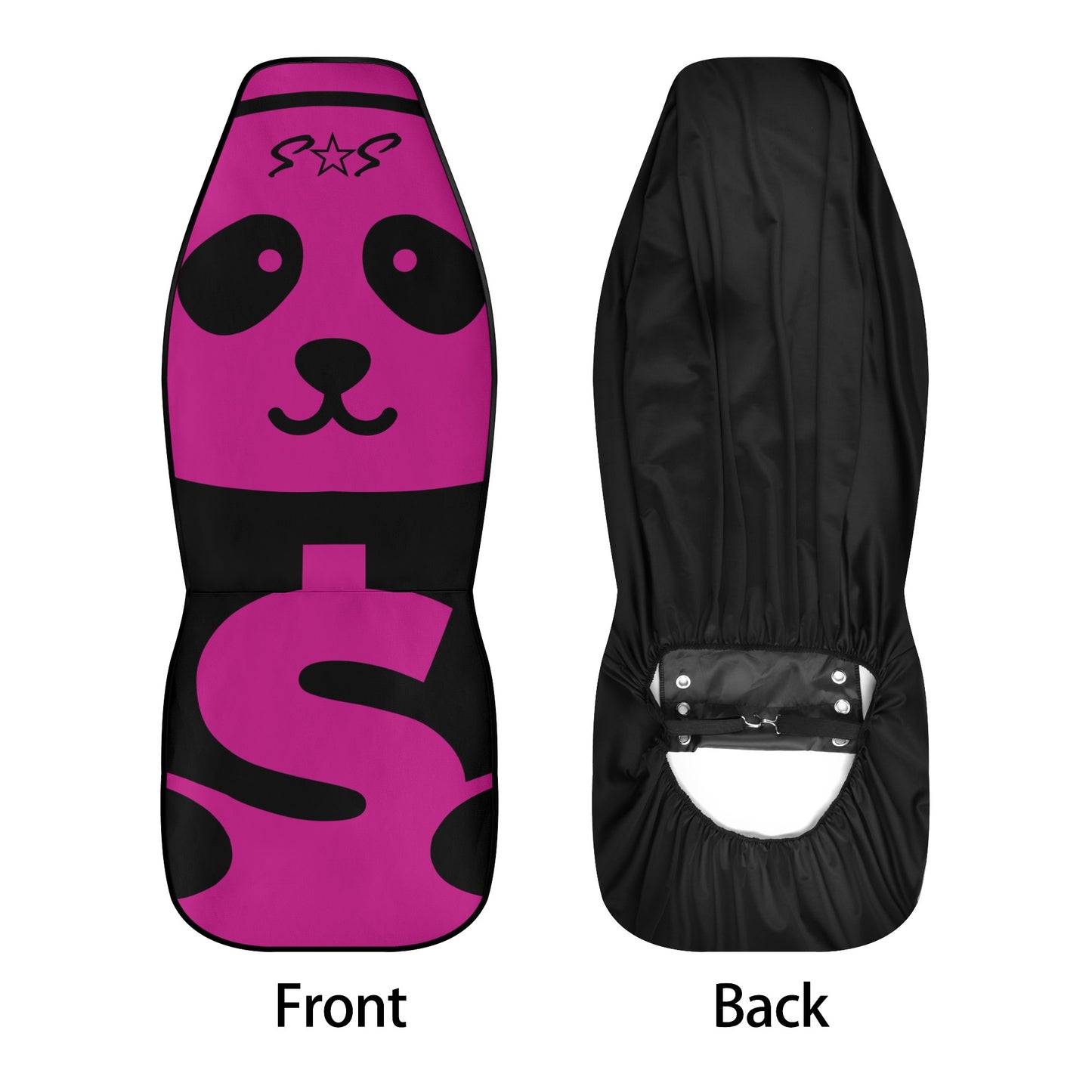 Trap Star Valley Panda 1.0 Purple Black Car Seat Cover Set