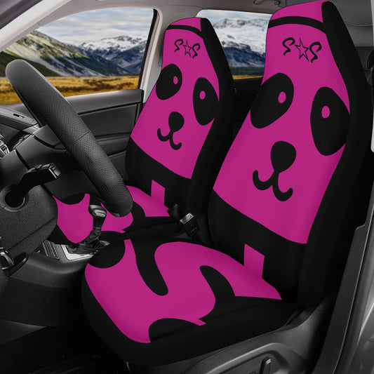 Trap Star Valley Panda 1.0 Purple Black Car Seat Cover Set