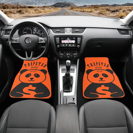 Trap Star Valley Panda 1.0 Dark Orange Back and Front Car Floor Mats