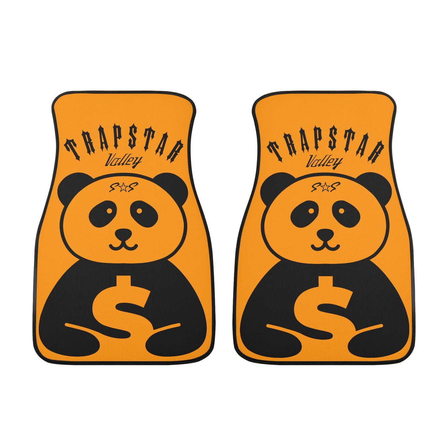 Trap Star Valley Panda 1.0 Orange Back and Front Car Floor Mats