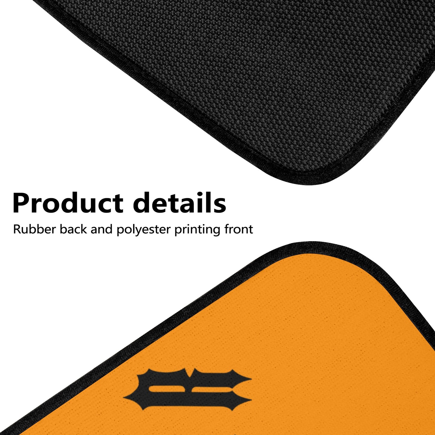 Trap Star Valley Panda 1.0 Orange Back and Front Car Floor Mats