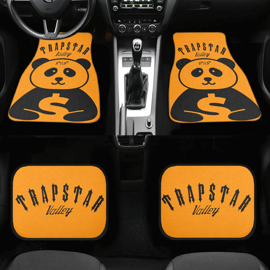 Trap Star Valley Panda 1.0 Orange Back and Front Car Floor Mats