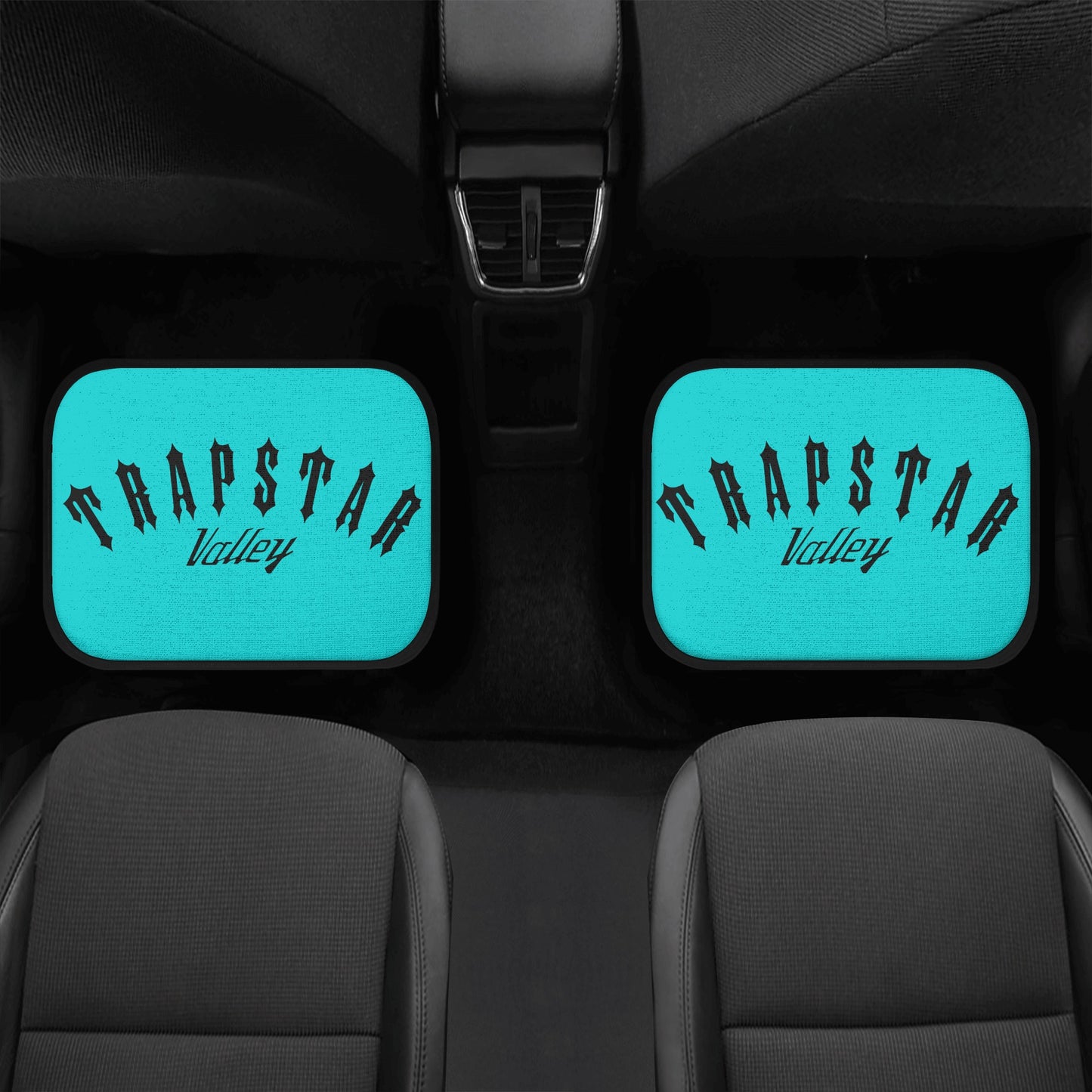 Trap Star Valley Panda 1.0 Turquoise Back and Front Car Floor Mats