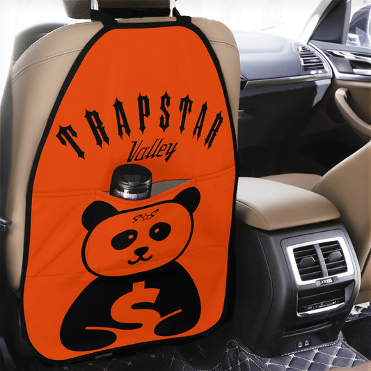 Trap Star Valley Panda 1.0 Dark Orange Car Back Seat Organizer Protector