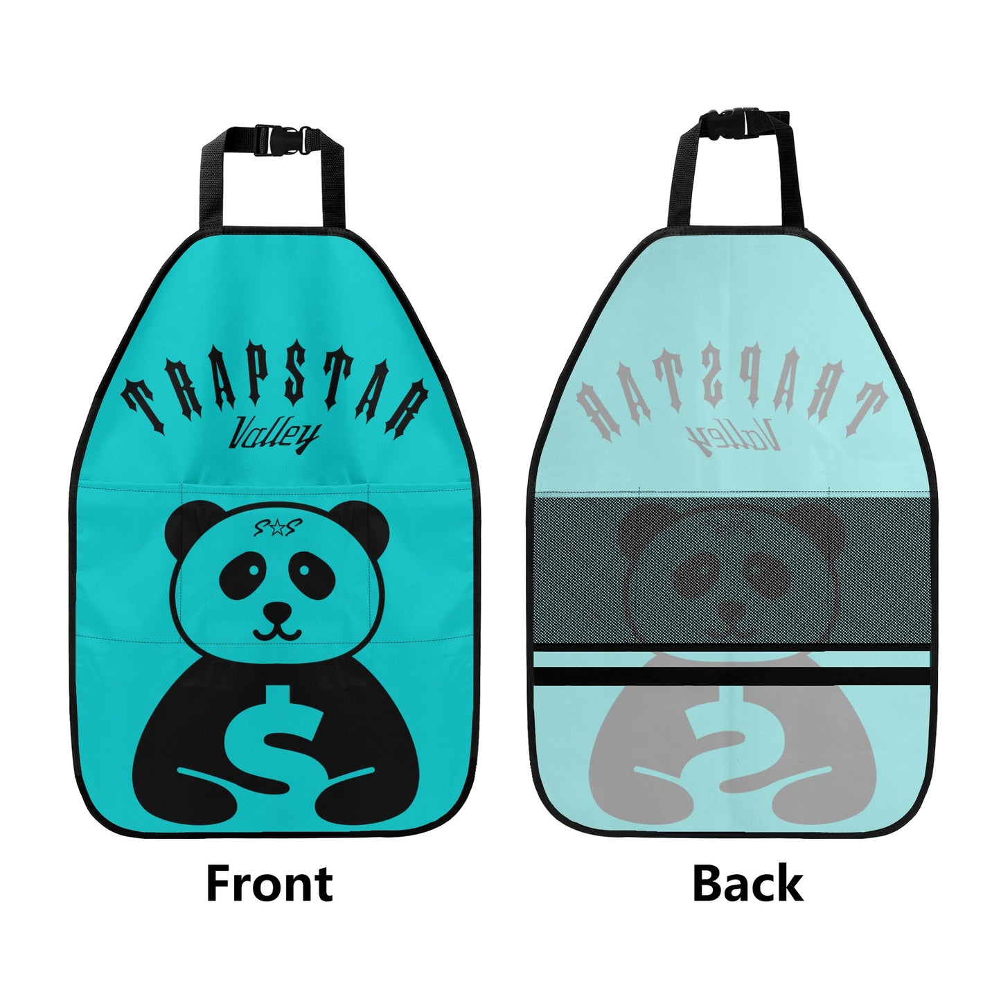 Trap Star Valley Panda 1.0 Turquoise Car Back Seat Organizer Protector