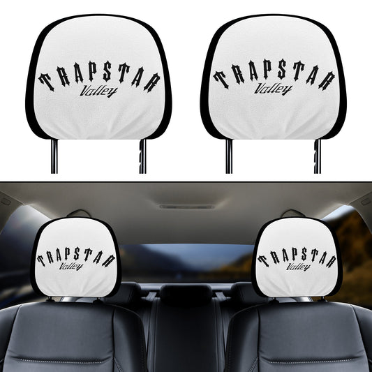 Trap Star Valley White Car Headrest Covers