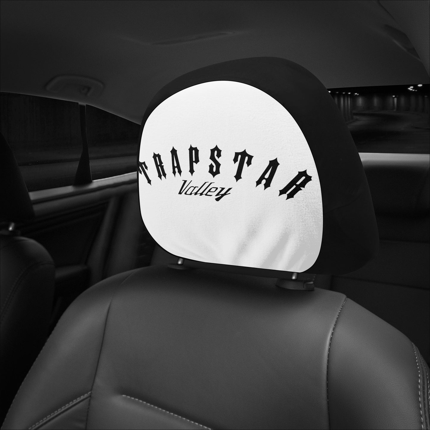 Trap Star Valley White Car Headrest Covers