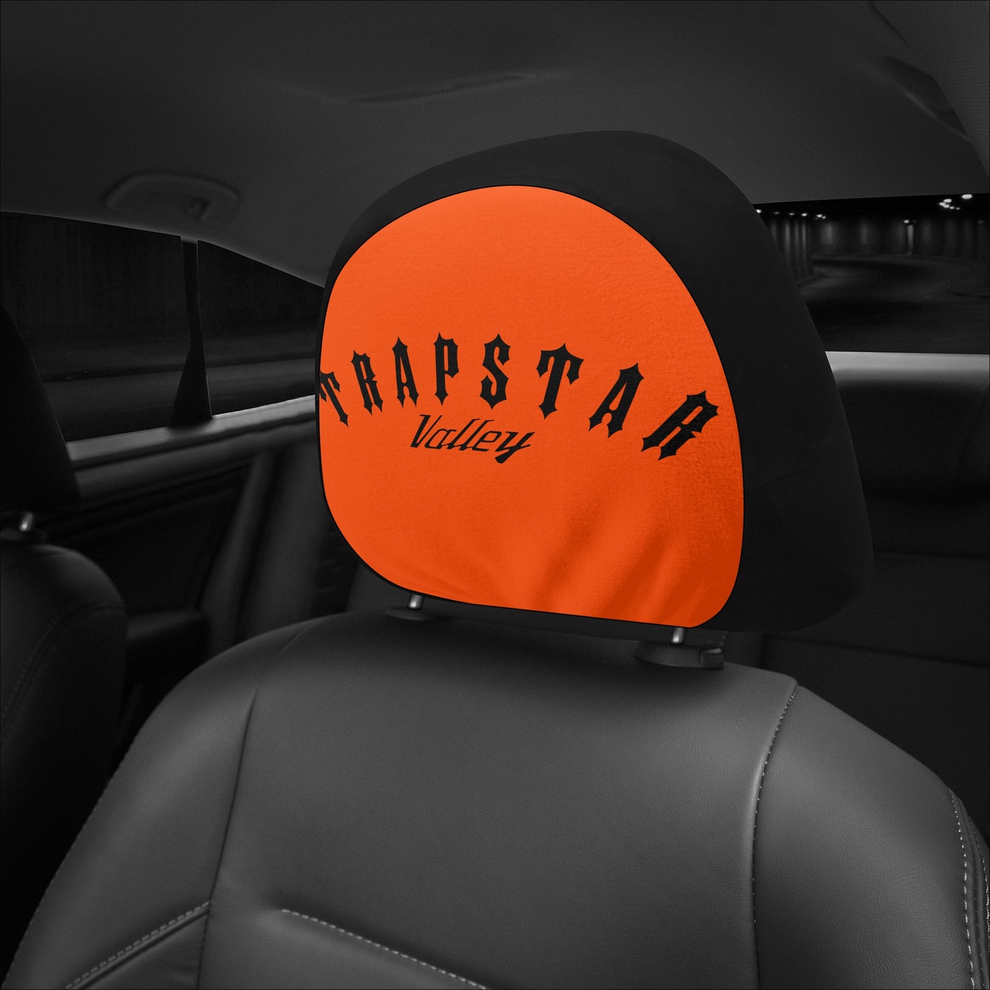 Trap Star Valley Dark Orange Car Headrest Covers