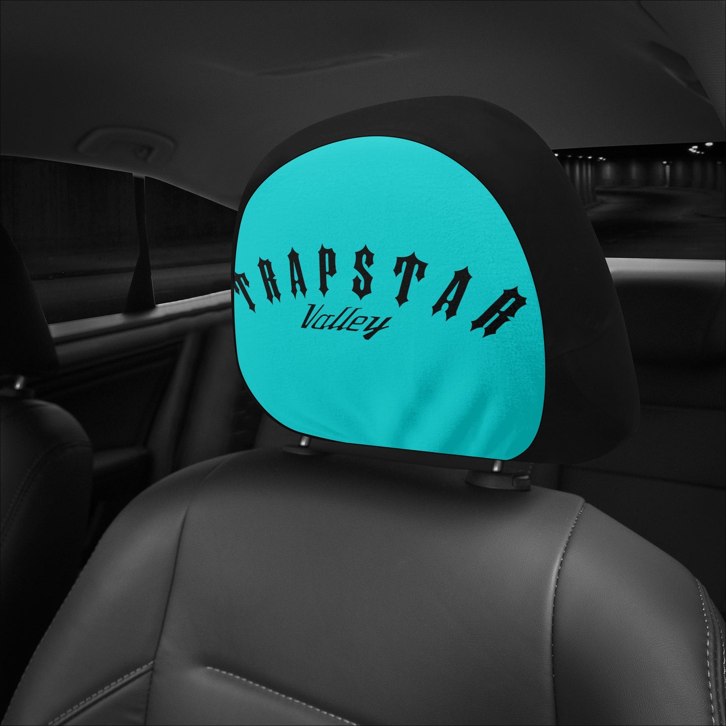 Trap Star Valley Turquoise Car Headrest Covers