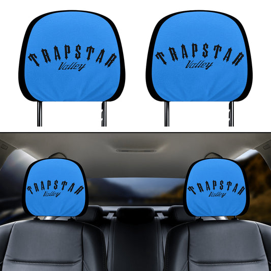 Trap Star Valley Blue Car Headrest Covers